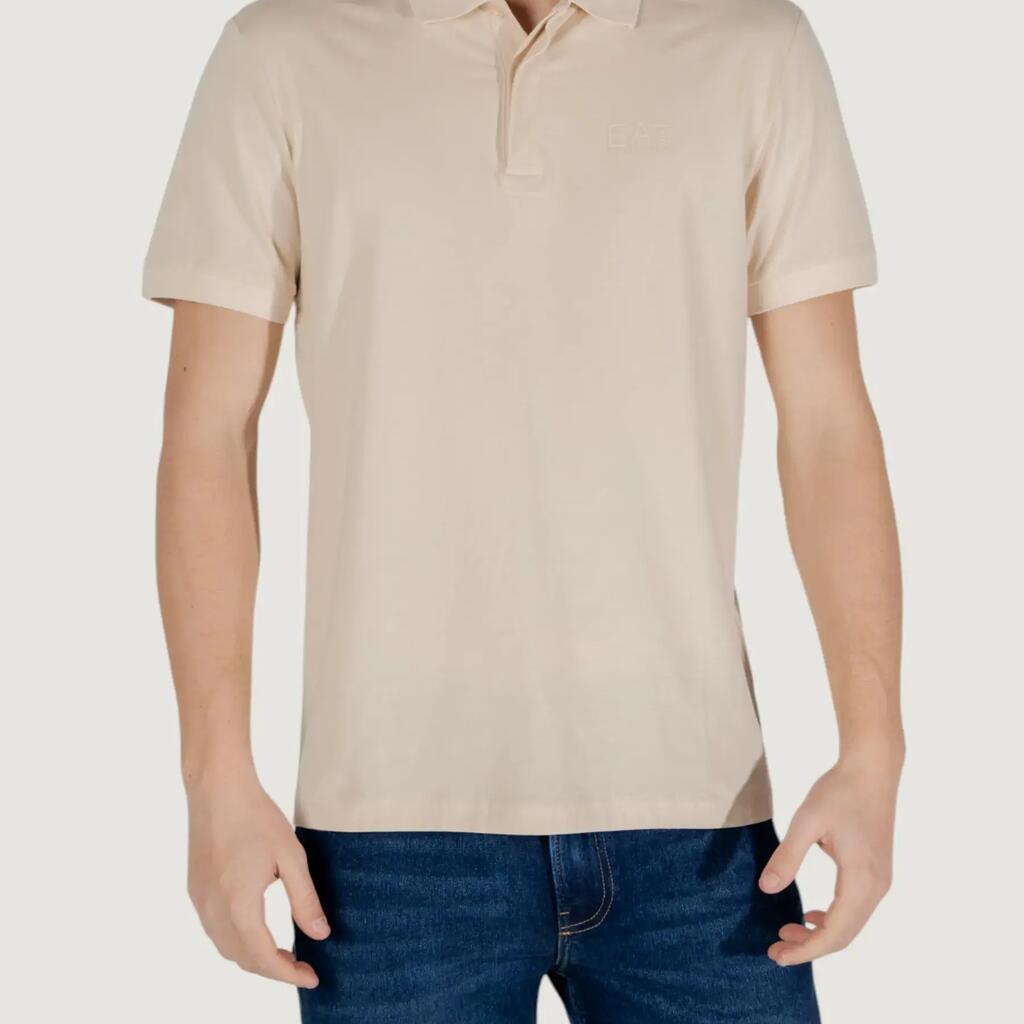 short-sleeved polo shirt  BEIGE