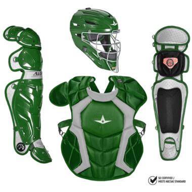 All Star CKCCPRO1 Professionelles Catcher-Kit. Farbe Dunkelgrün