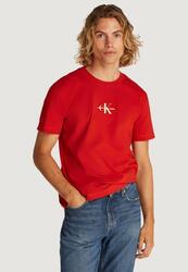 t-shirt crop top MONOLOGO TEE HOMME ROUGE