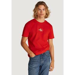 t-shirt crop top MONOLOGO TEE HOMME ROUGE