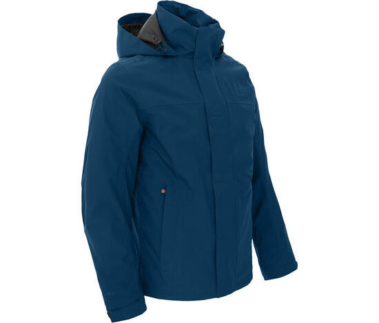 Regenjacke mit Innen-Steppjacke, 20000mm Wassersäule Blau