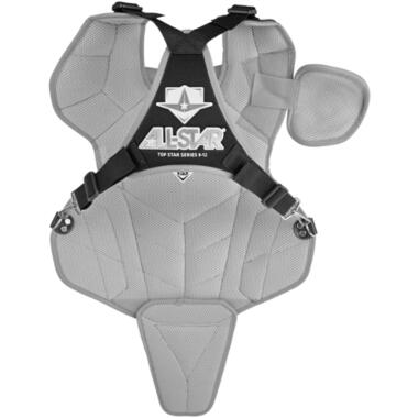All Star CPCC-TS-79 Top Star Chest Protector 7-9 Color Black Baseball/Softball 2/2