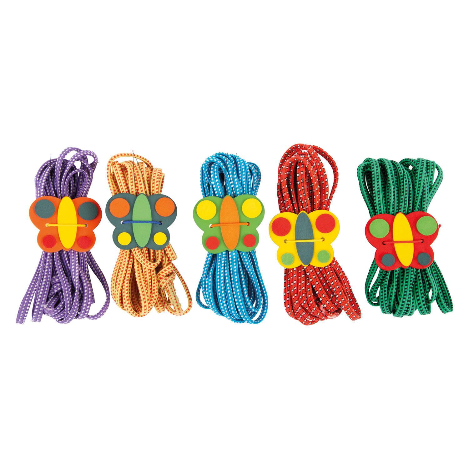 Juego de Cuerdas Saltar Coloridas para Niños - 5 Piezas 3/5
