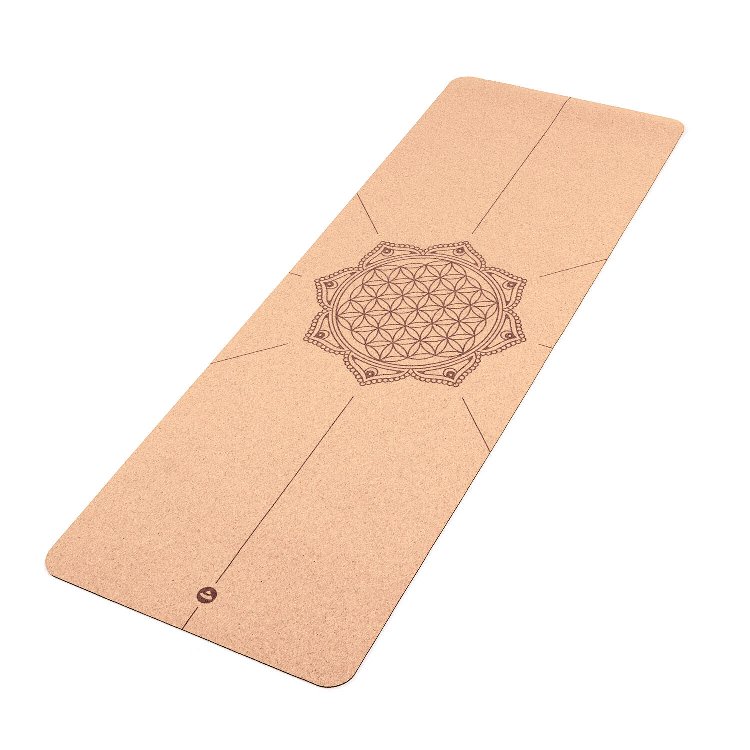 Esterilla de yoga de corcho Bodhi de 4 mm - Corcho con flor de la vida 3/7