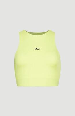 O'Neill Active Cropped Sports Top Lime L
