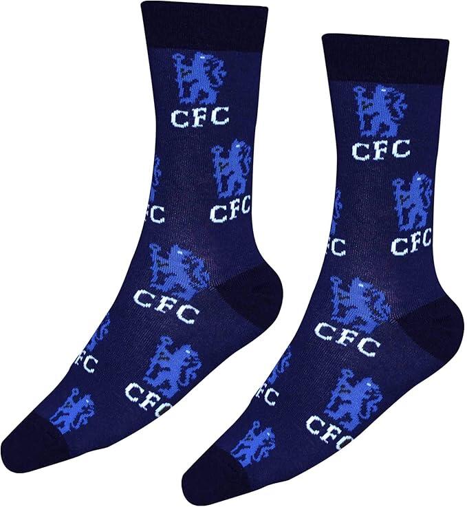 CHELSEA Chelsea All Over Print Socks 4 to 6.5