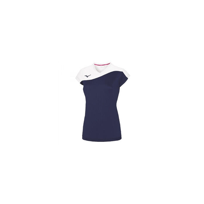 Mizuno - Tshirt Authentic Myou Tee W - T-shirt Manches Courtes - Blanc|bleu - 48 Xl - Decathlon