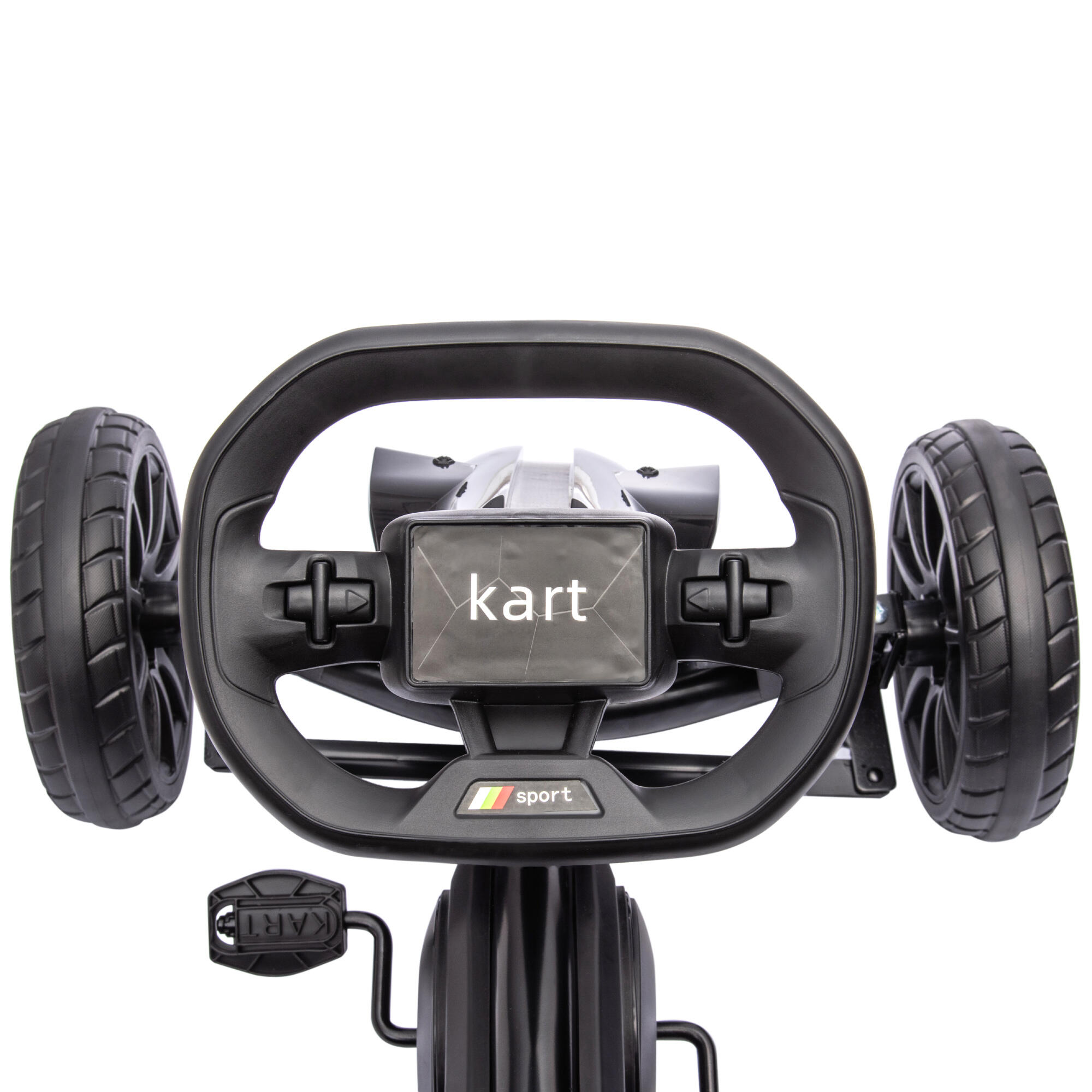 Kart para crianças 100x58x58,5 cm preto HOMCOM 5/7