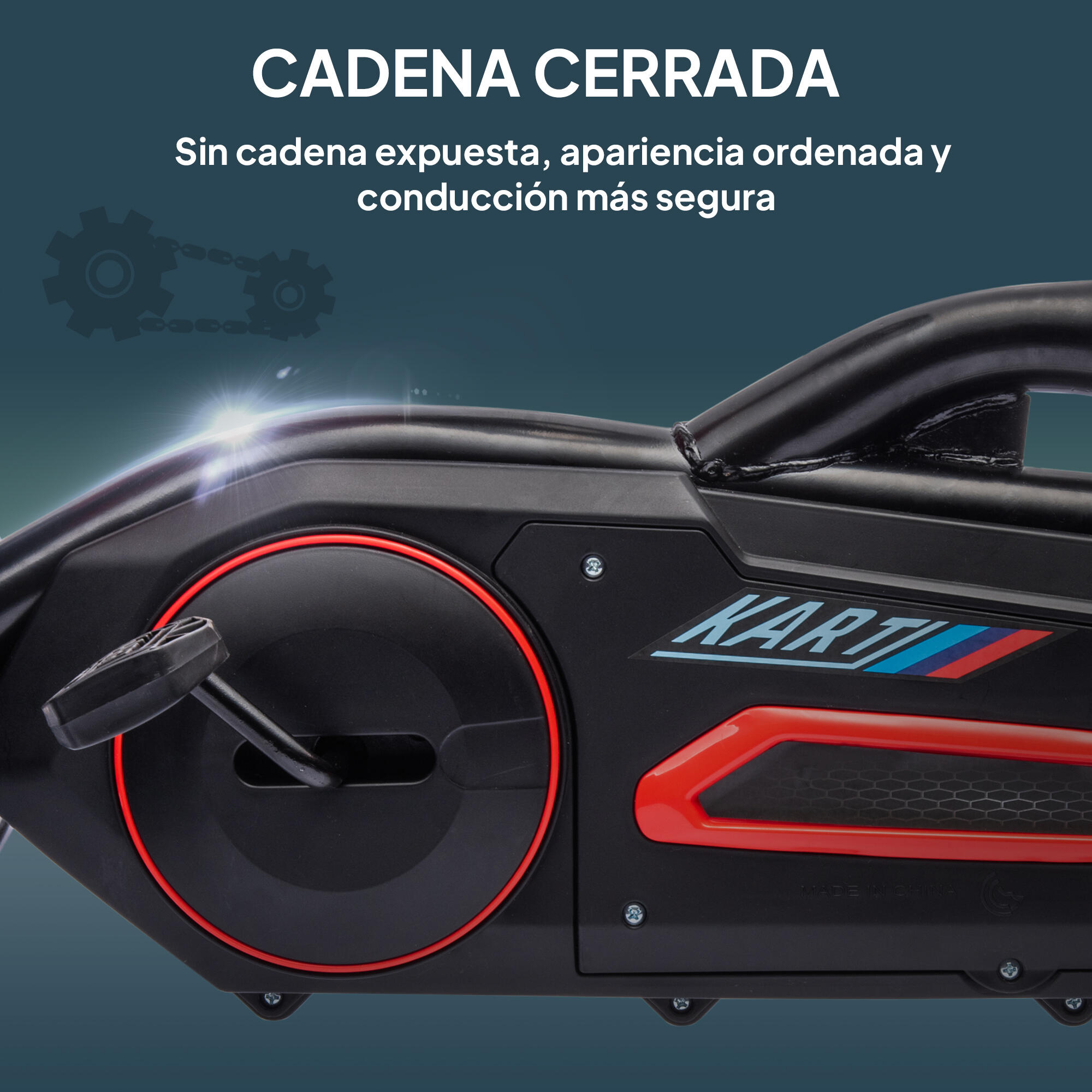 Kart a Pedales HOMCOM 100x58x58,5 cm Rojo 4/7
