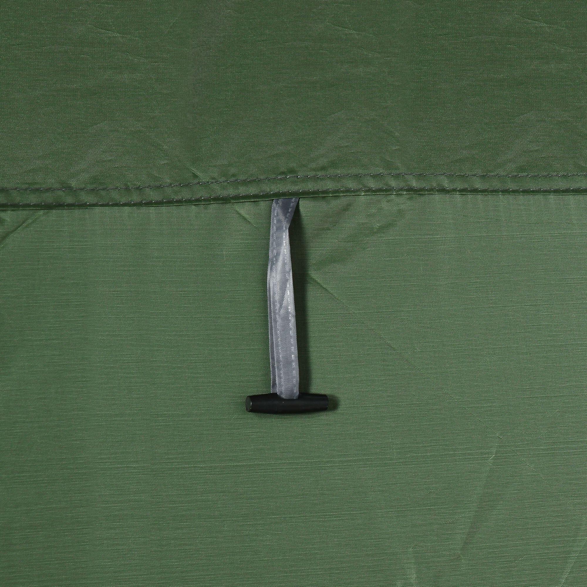 Tenda de duche 126x124x189 cm verde Outsunny 4/7