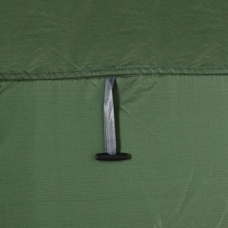 Tenda de duche 126x124x189 cm verde Outsunny