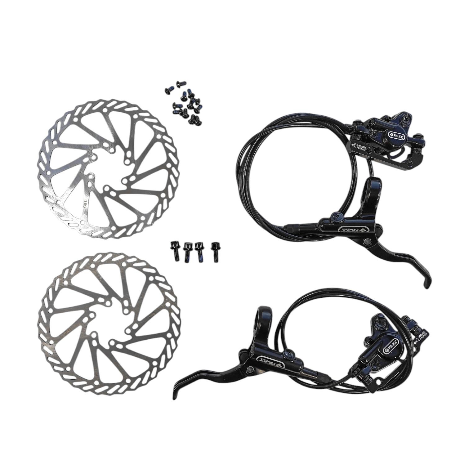 FALKX Falkx schijfrem set - 860mm rechts en 1500mm links