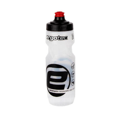 Ergotec bidon 750 ml wit/transparent.