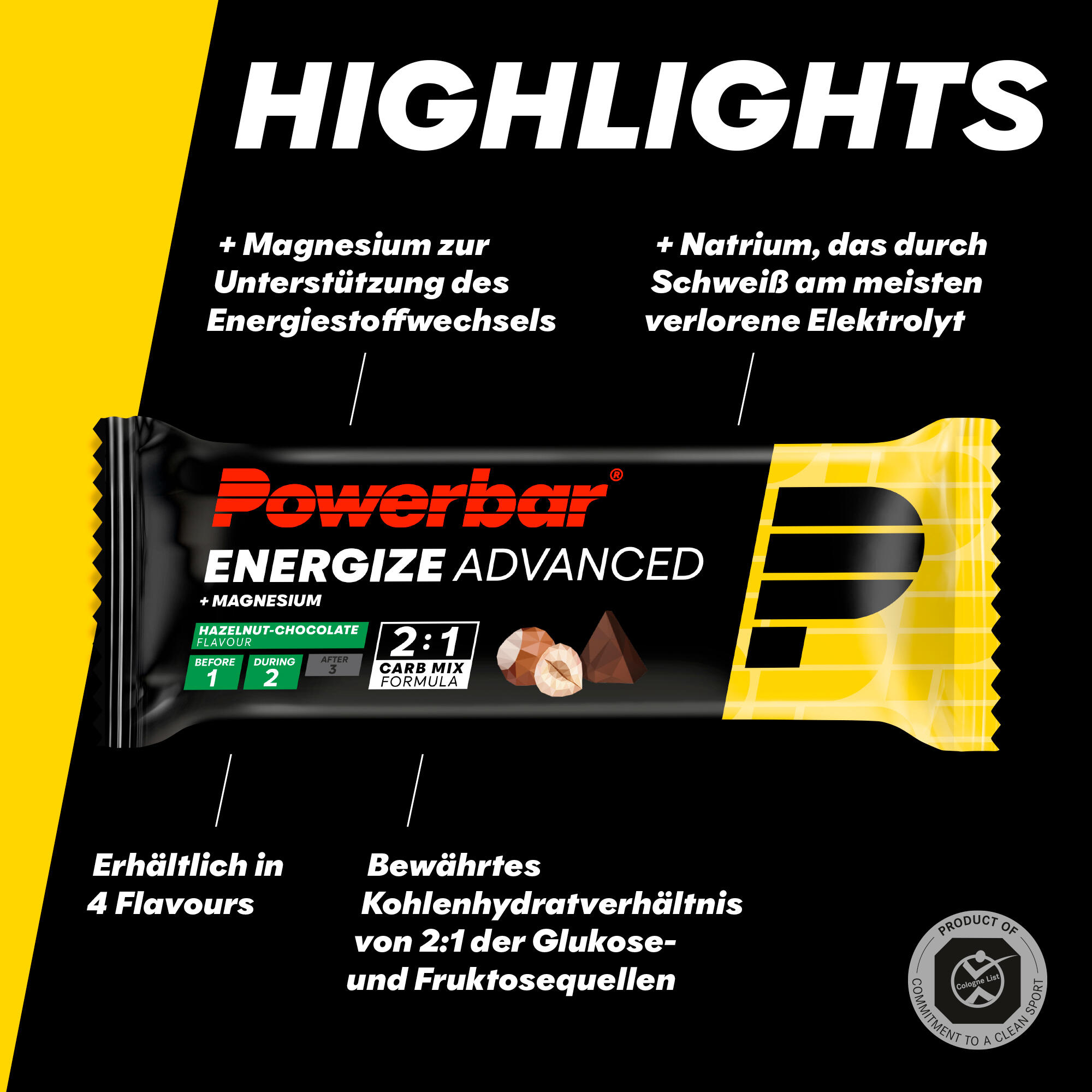 Barres de nutrition PowerBar Energize Advanced (x15) 4/6