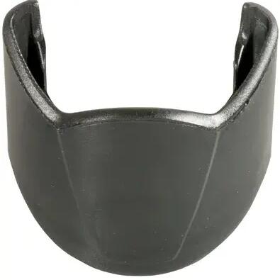 Eurofender mudguard nose – 72 mm, plastic, black, pack of 5.