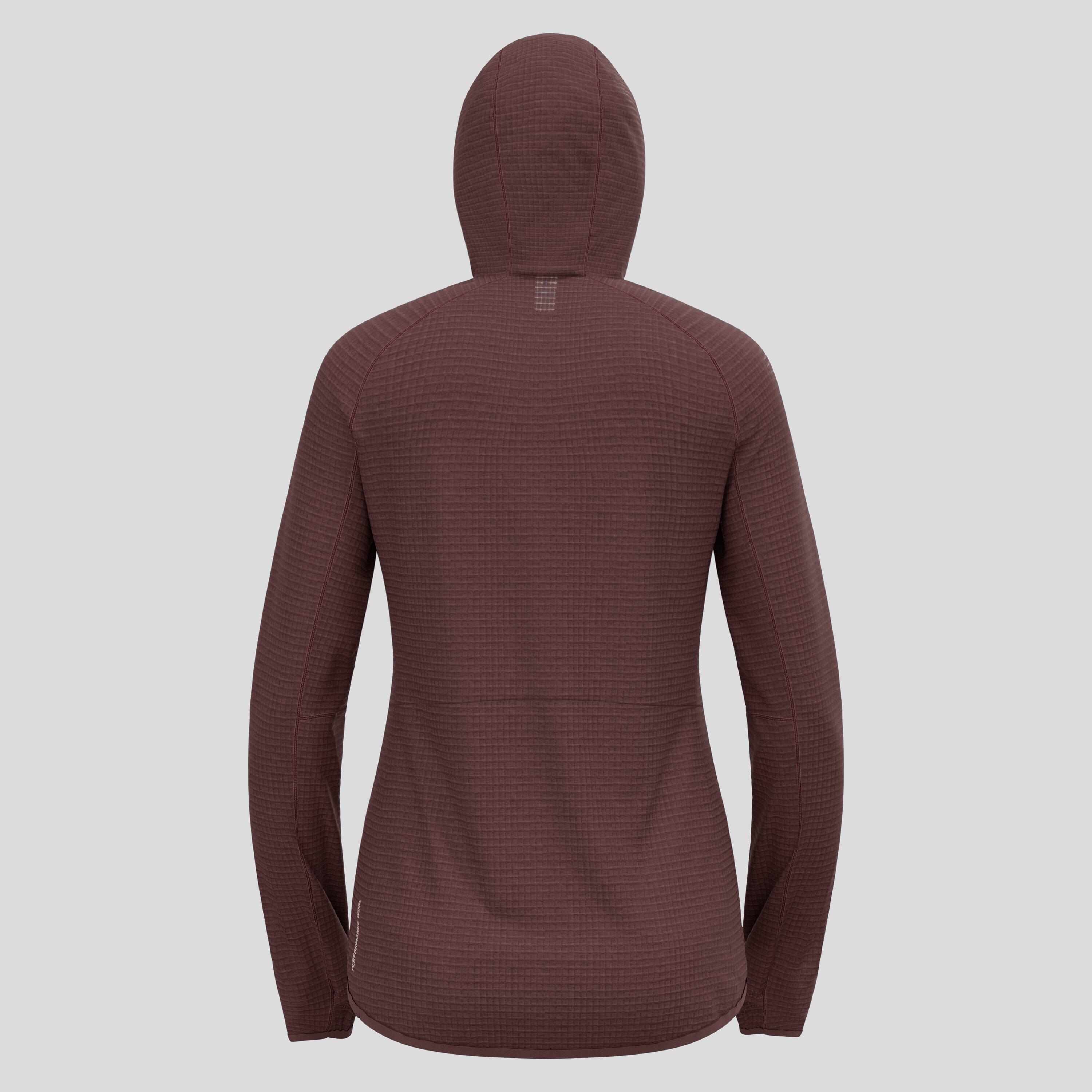Bluza damska z kapturem Odlo Ascent Mid Layer Hoody Full Zip 7/7
