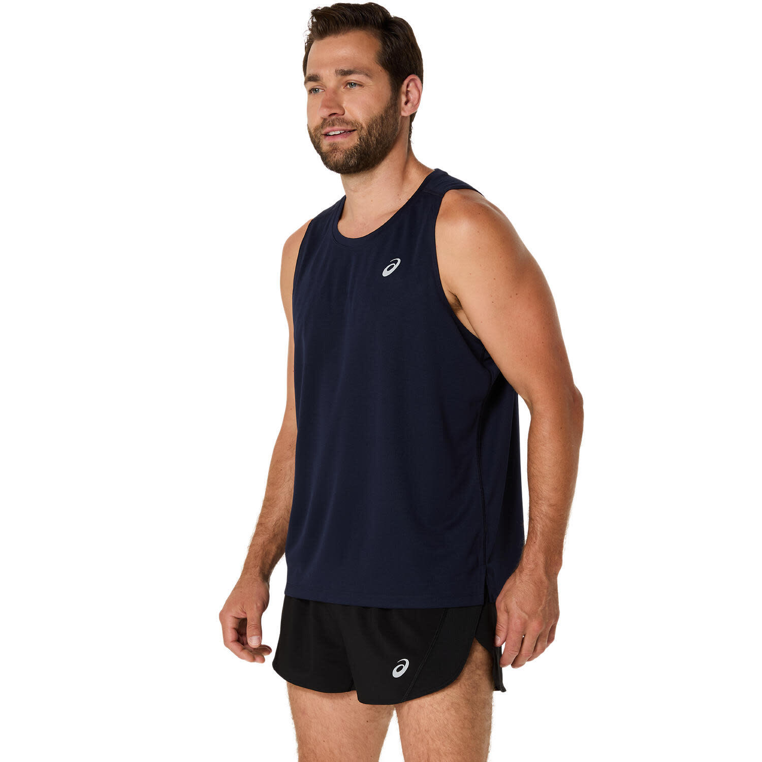 ASICS T Shirts Hemden Herren - ASICS Core Singlet - Midnight