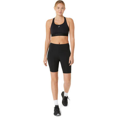Sport bhs dames - asics road compression bra w - black