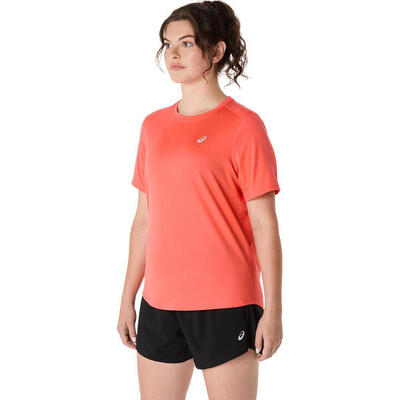 T Shirts Shirts Damen - ASICS Core SS Top - Coral Reef