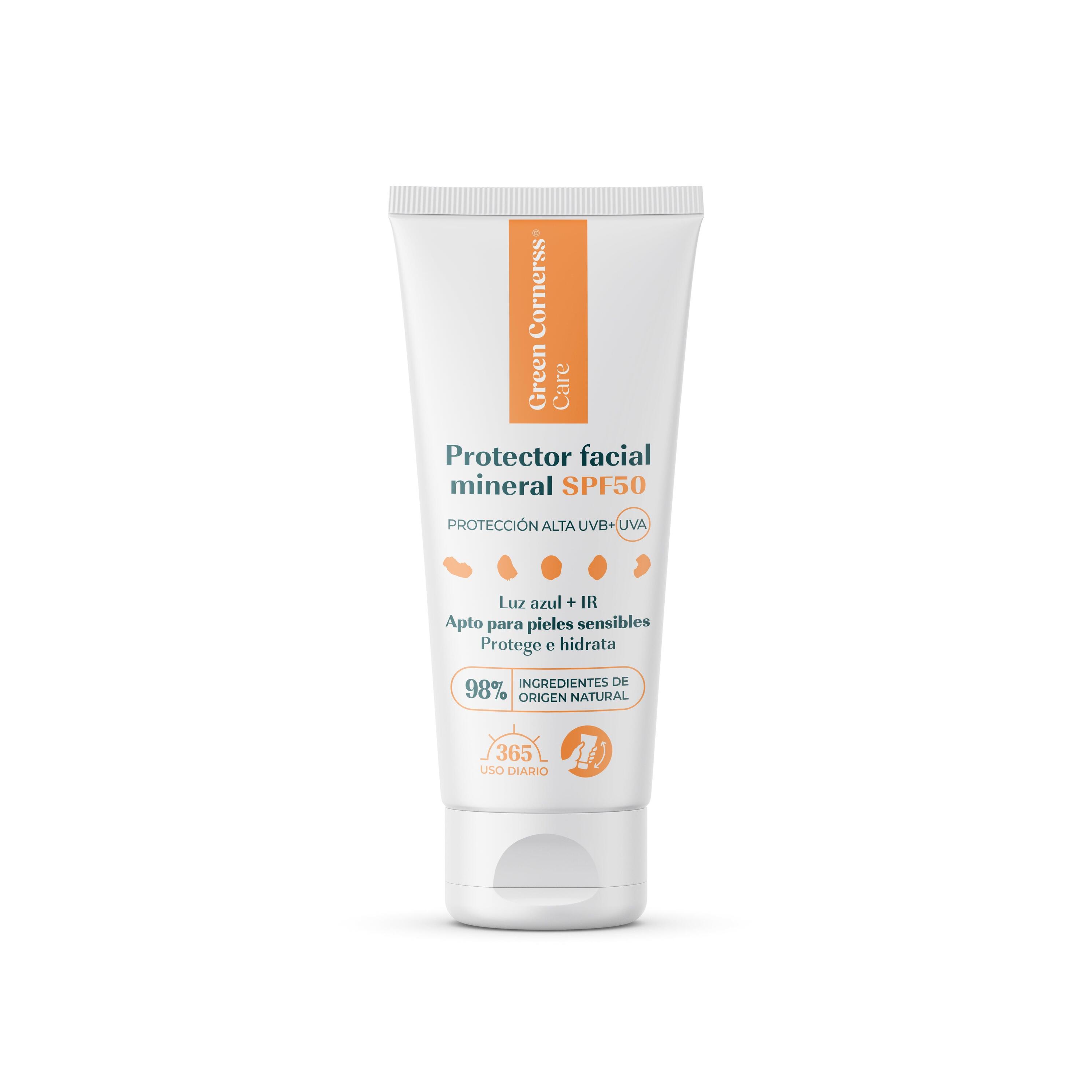 GREEN CORNERSS Protector Solar Mineral SPF50 con Color Green Cornerss 50 ml