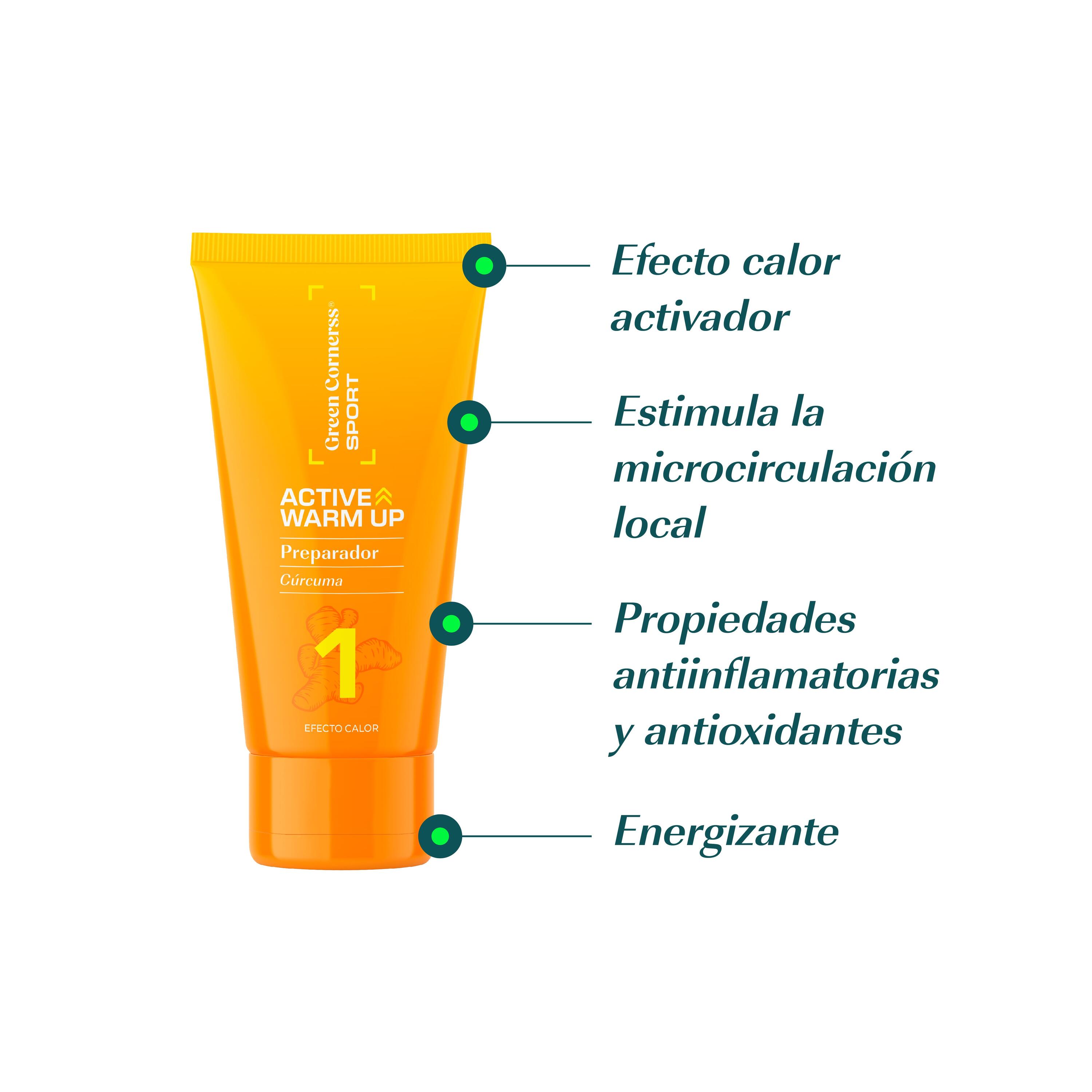 Gel Roll-on Efecto Calor Green Cornerss 50 ml 3/5