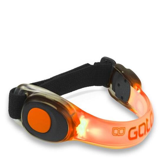 Outwet Gato bracciale LED neon arancione taglia unica.