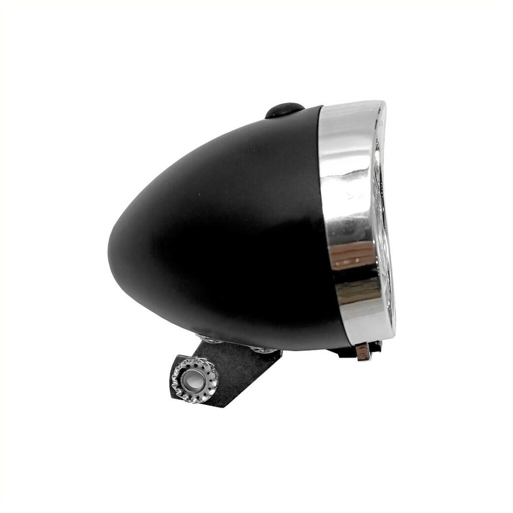 Black LED Headlamp with Battery — 3 LEDs for Bright, Compact Illumination.