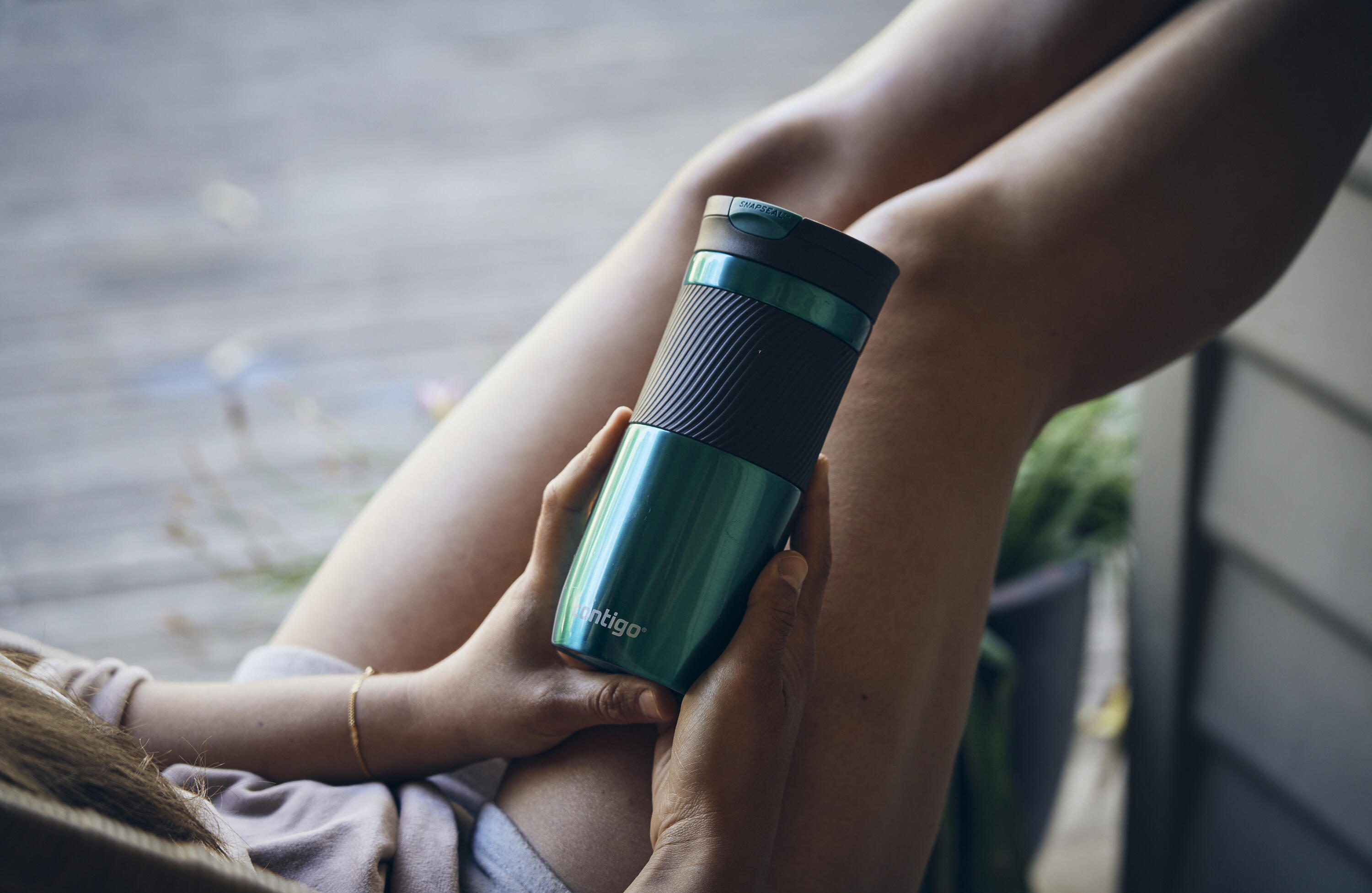 Contigo Thermobecher Byron 470 ml Türkis 7/7