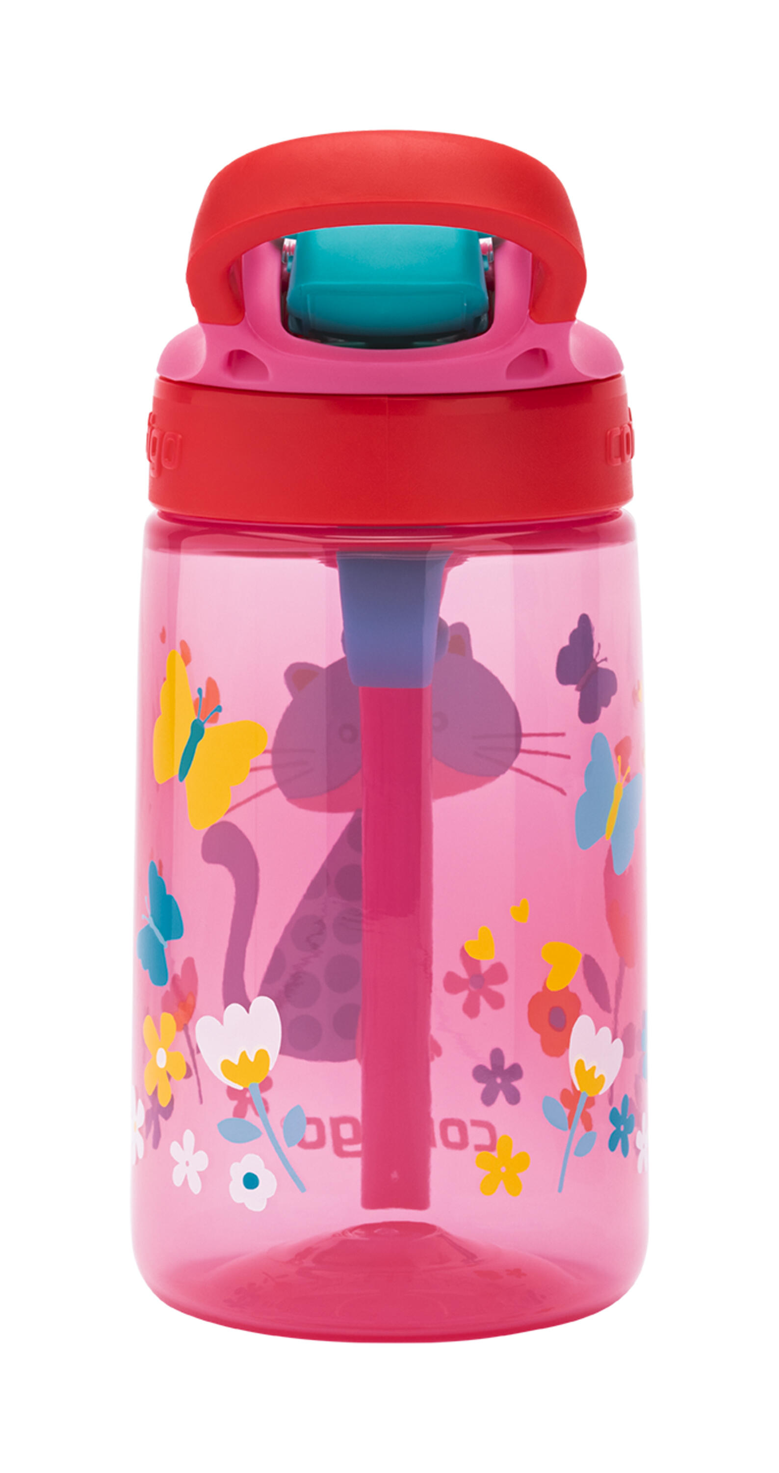 Bottiglia per bambini Contigo Gizmo Flip 420 ml, Cherry Cat 6/6
