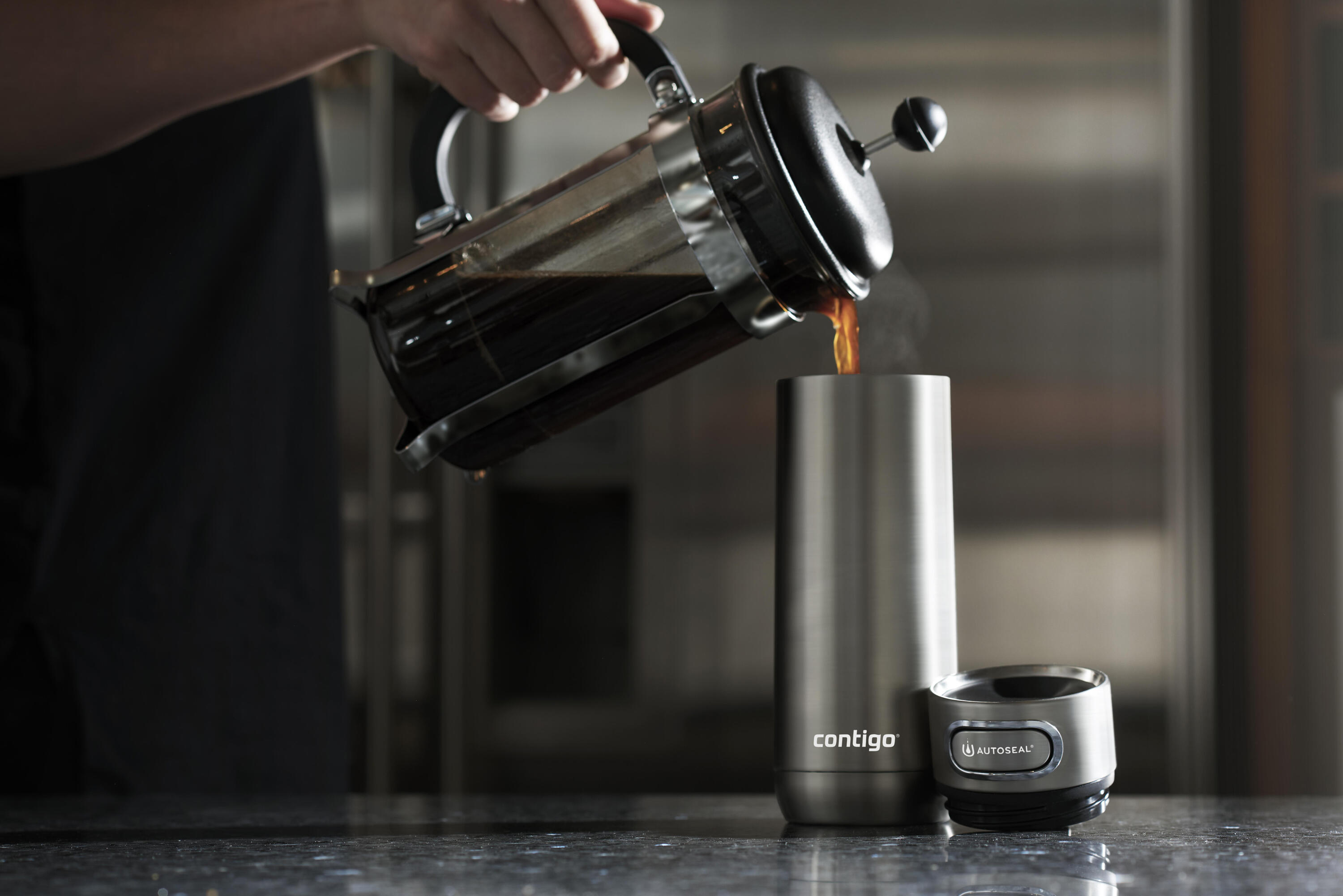 Contigo Tazza termica Luxe 360 ml, acciaio inox 5/7