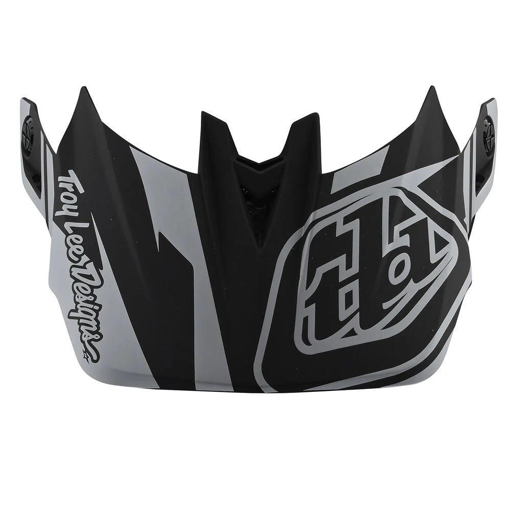 Troy Lee Design 21 ER D4 Composite Visor Slash Black / Silver