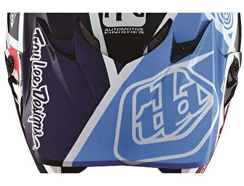 TROY LEE DESIGNS 19 SE4 CARBON VISOR METRIC NAVY