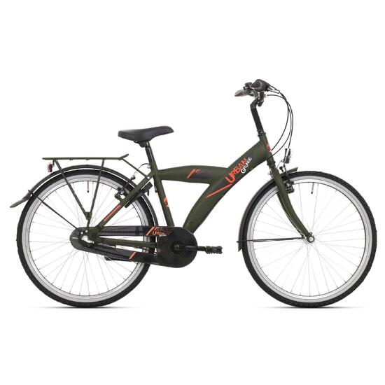 Bikefun Urban 26" rower dziecięcy 3-biegowy Mat Green