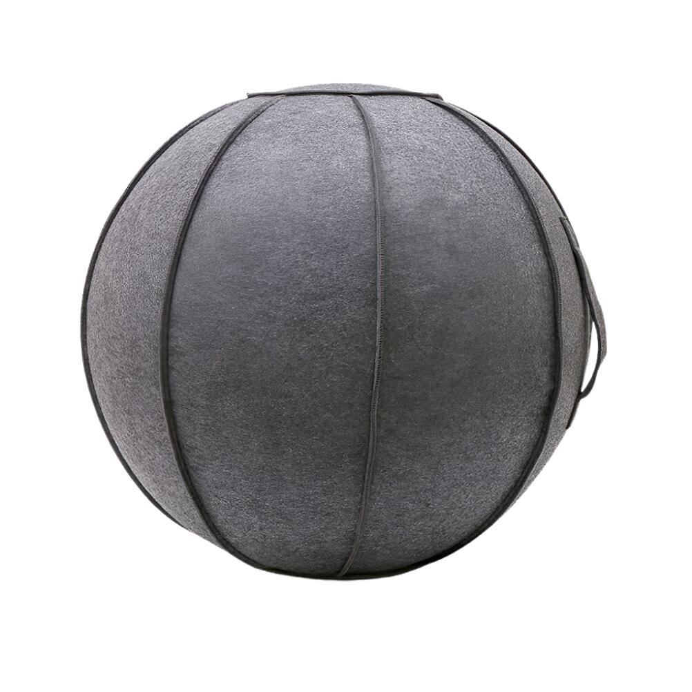 LifeSpan Fitness Workplace Office Chair Yoga Ball - Charcoal Felt