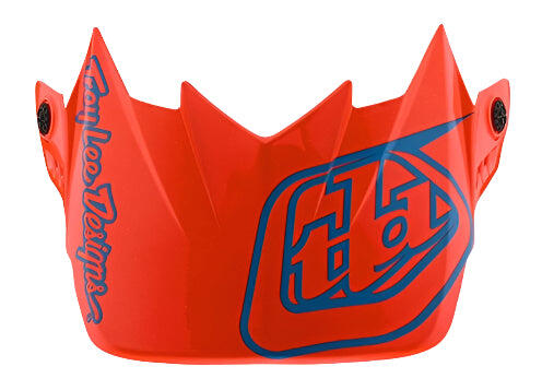 TROY LEE DESIGNS 21 SE4 GP VISOR SILHOUETTE ORANGE / CYAN