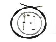 Set cavi freno SK88 - Acciaio inox nero.