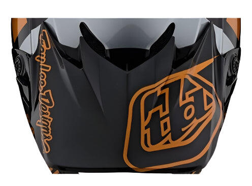 TROY LEE DESIGNS 21 SE4 POLY VISOR CHECKER BLACK / GOLD