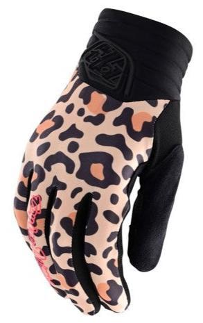 TROY LEE DESIGNS Womens LUXE GLOVE - LEOPARD BRONZE