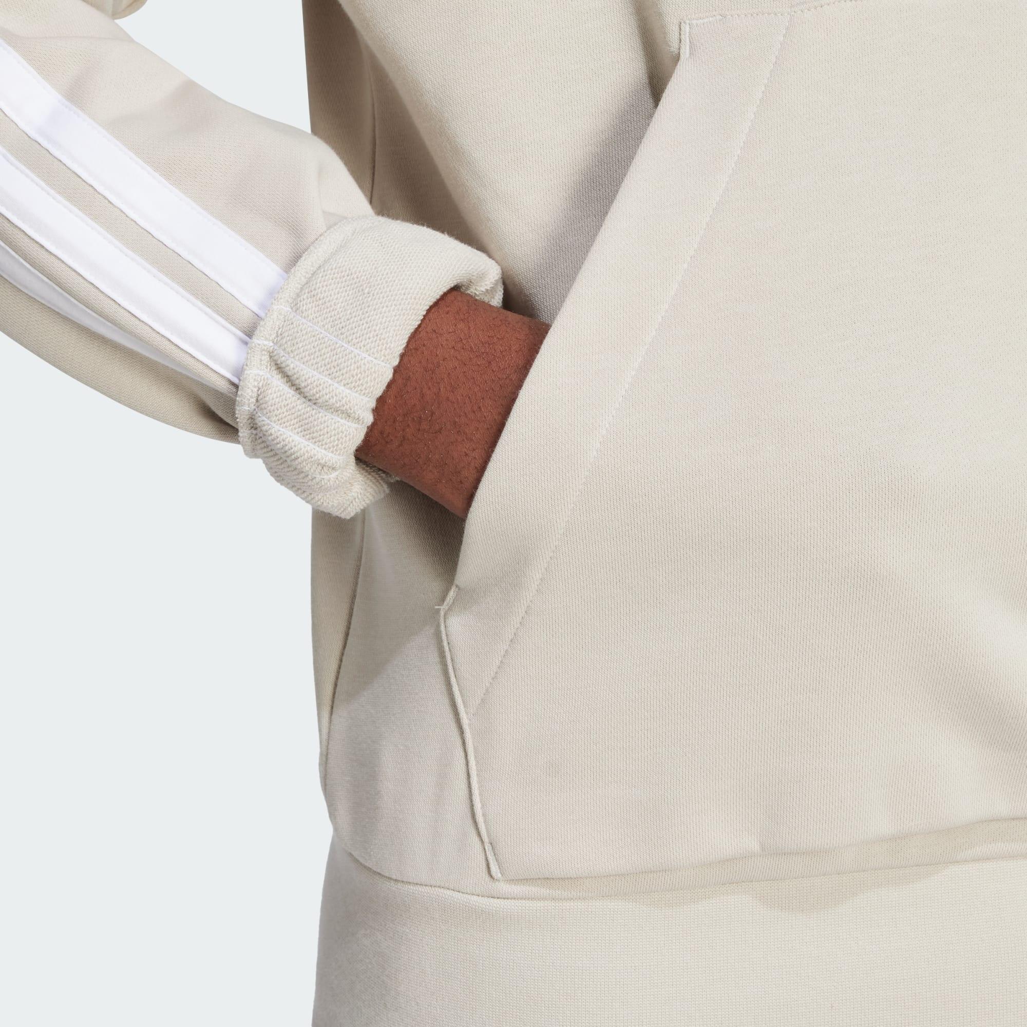 Essentials 3-Stripes French Terry Hoodie 4/5