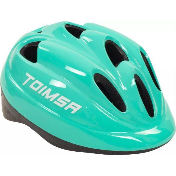 Capacete de bicicleta infantil verde ajustável