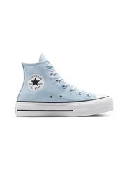 Chaussures pour femmes Converse All Star Lift plateforme bleu.