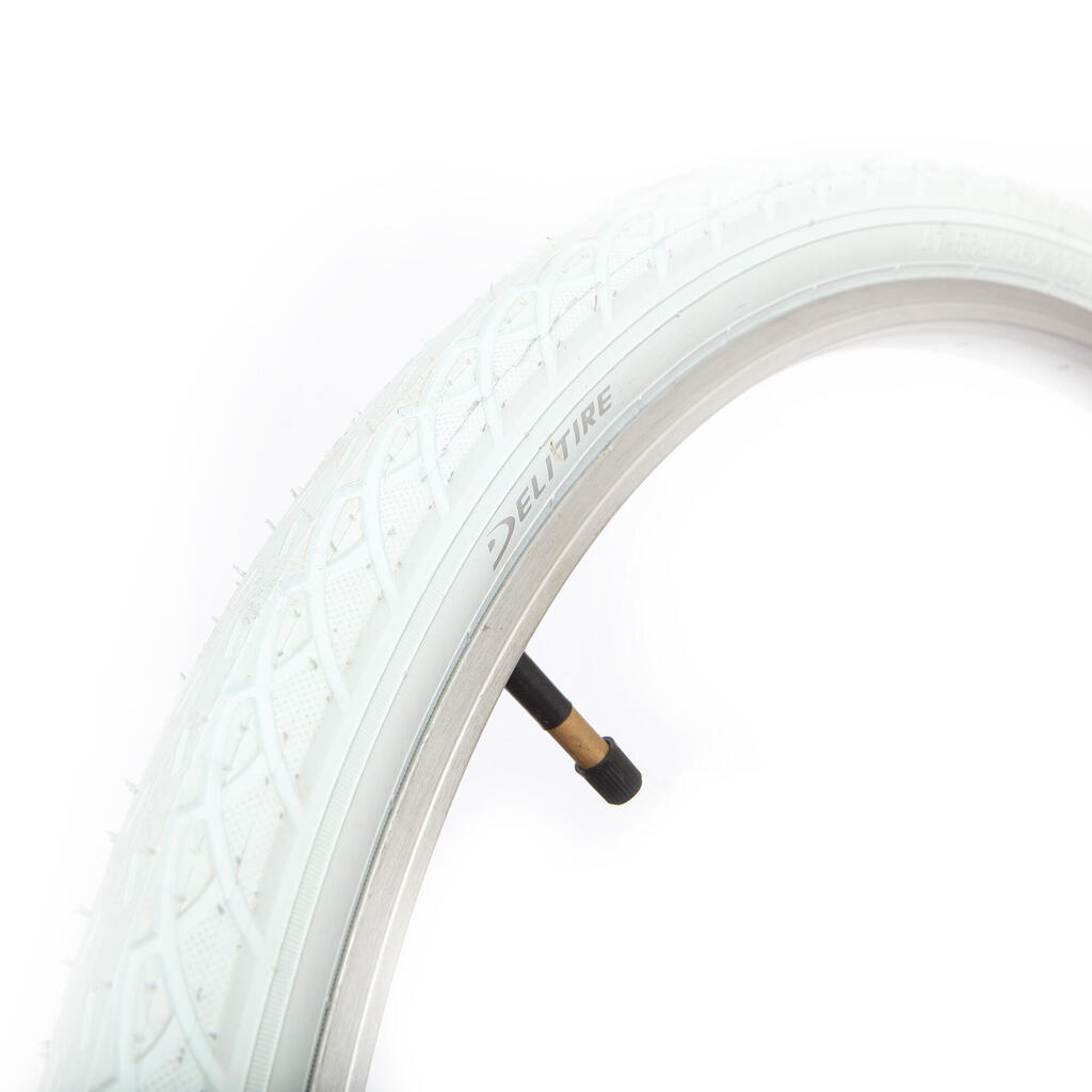 Deli Tire SA‑206 26×1.75 Bicycle Tyre – White