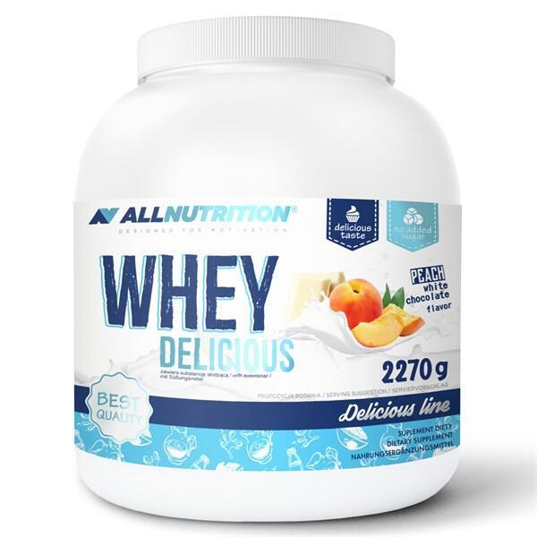 Odżywka białkowa Whey Delicious Protein 2270g Biała Czekolada-Brzoskwinia