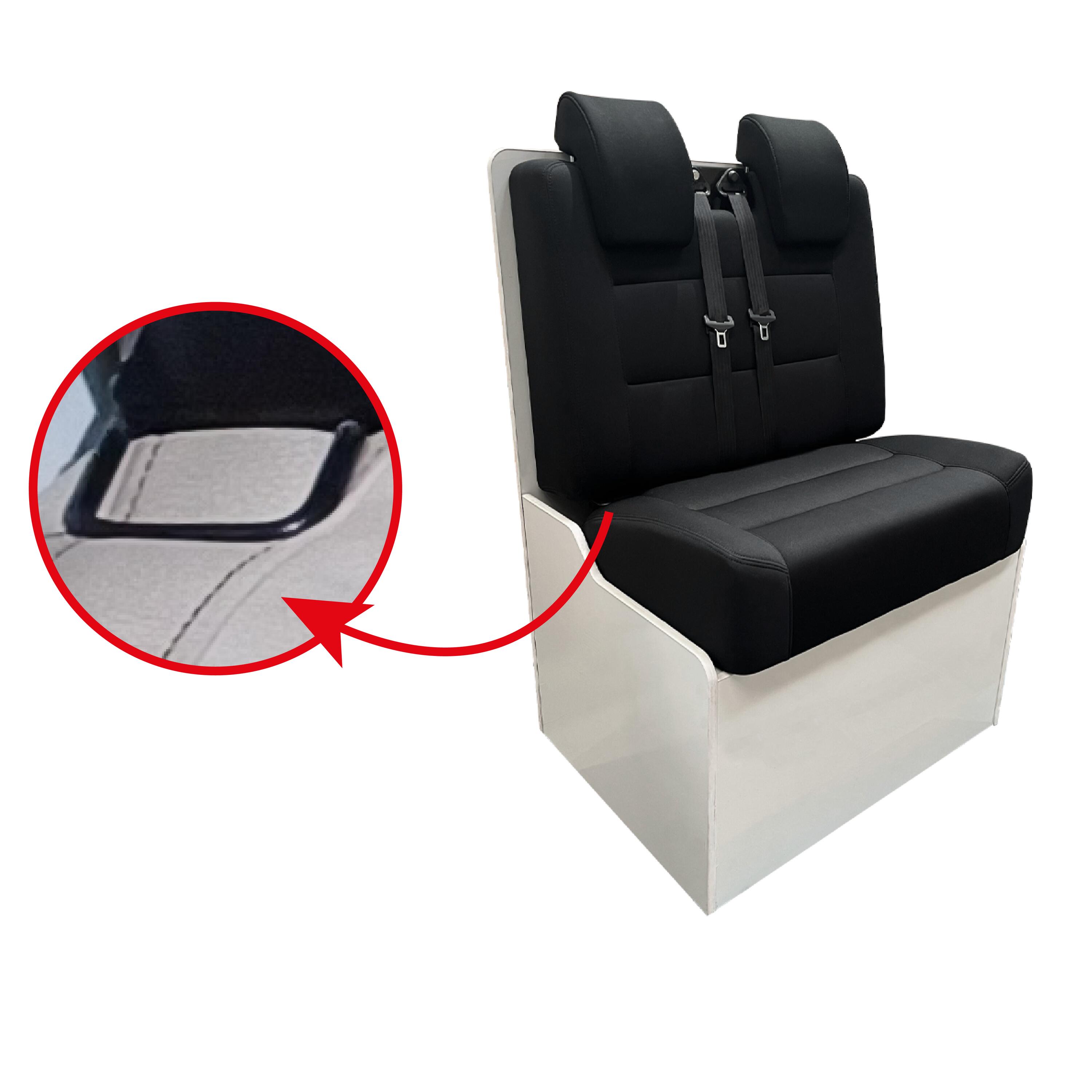 Seggiolino Komfort per telaio CTA con Isofix - Premium Nero 4/5