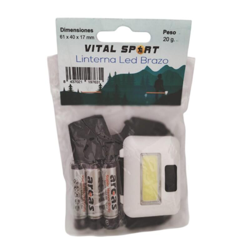 VITAL SPORT LANTERNA LED PARA BRAÇO ESPORTIVO VITAL - COR BRANCA