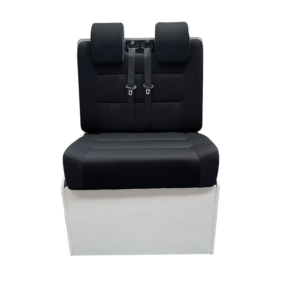 Banco komfort para quadro cta com isofix - preto premium