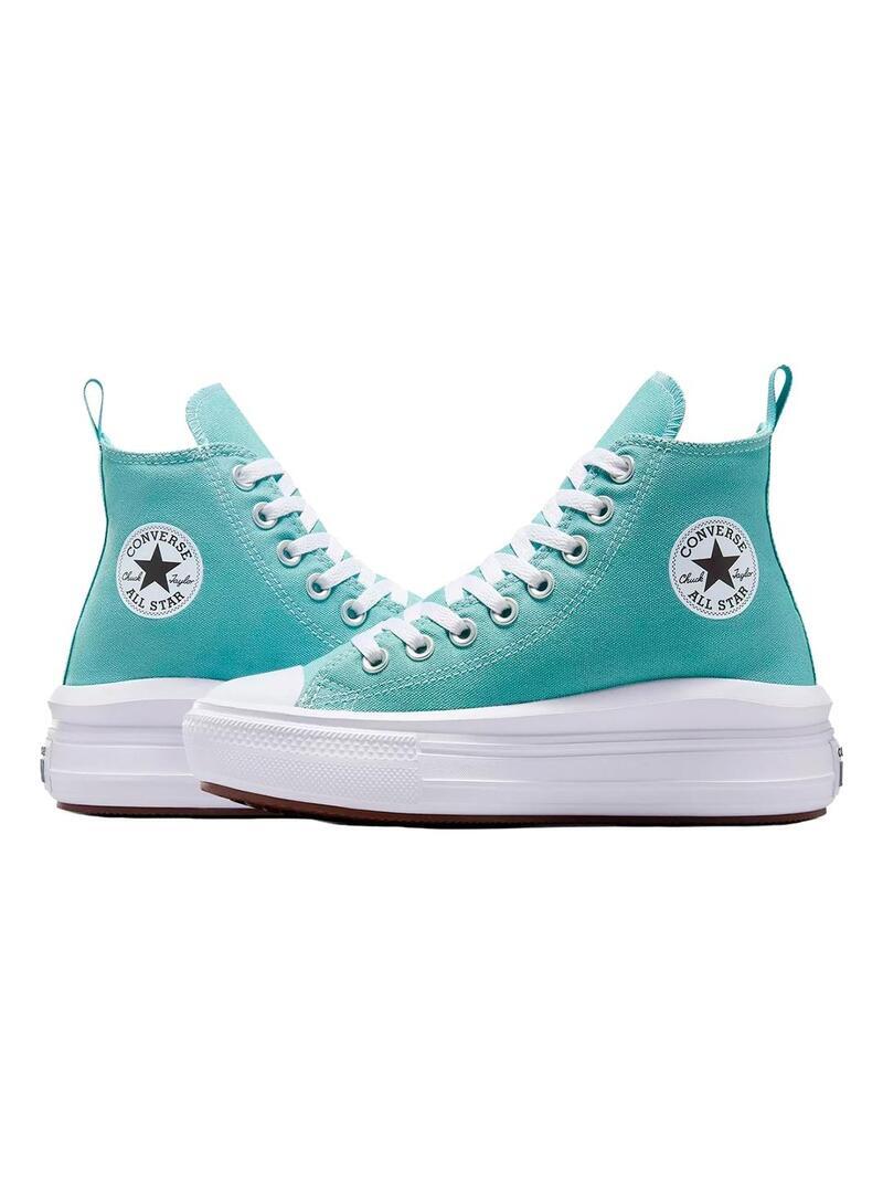 Tênis Converse All Star move plataforma verde 4/5