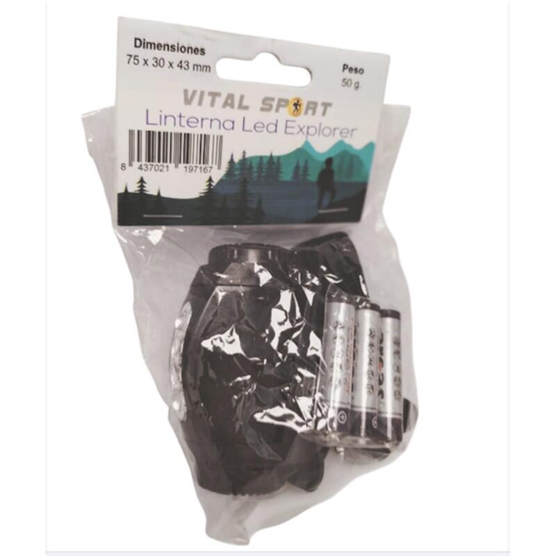 LINTERNA FRONTAL LED EXPLORER VITAL SPORT 2/3