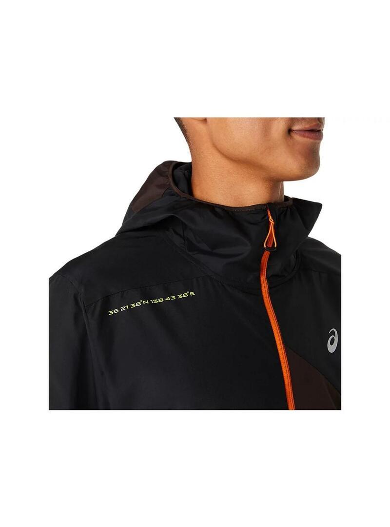 Jacke für Männer Asics Fuji Trail Schwarz 5/7