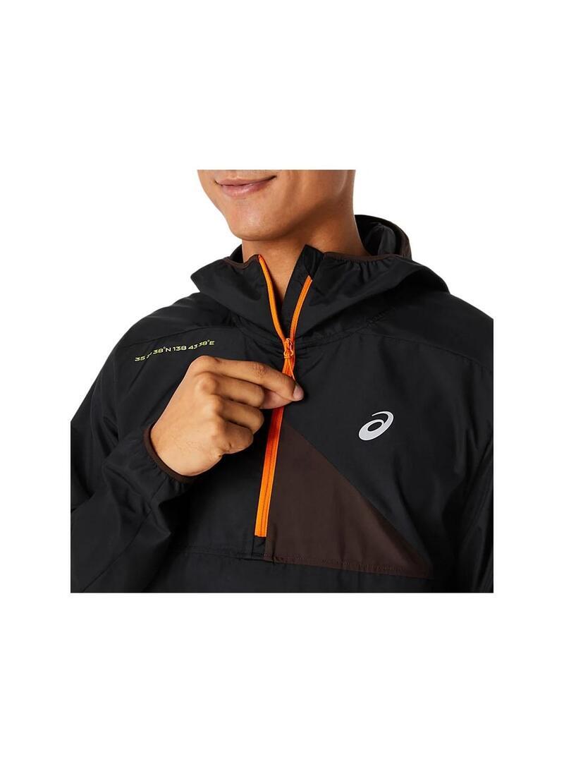 Jacke für Männer Asics Fuji Trail Schwarz 4/7